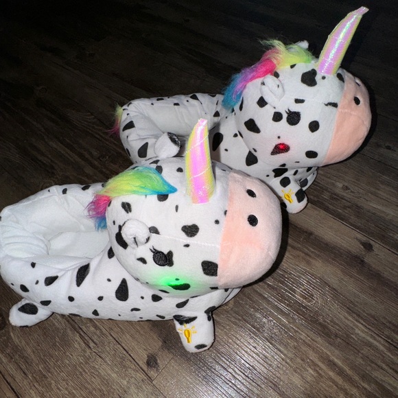Neon Cowboys Unicow Light Up Slippers - Picture 9 of 9